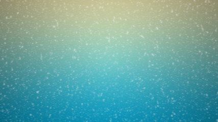 Blur winter blue white sky with falling first snow, snowflake. Holiday Winter background for Merry Christmas and Happy New Year.