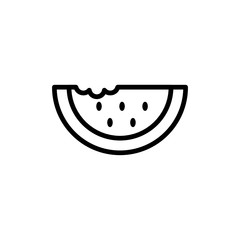 watermelon icon vector design. holiday icon