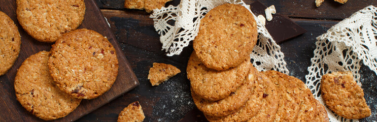 Homemade oatmeal cookies