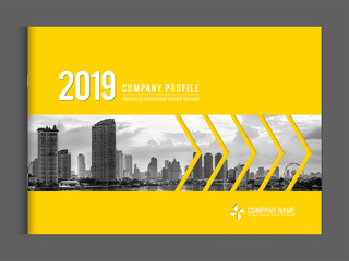 Cover design for annual report business catalog company profile brochure magazine flyer booklet poster banner. A4 landscape template element cover vector EPS-10 sample image with Gradient Mesh.