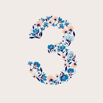 Floral number three