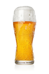 Icy frosty pint of beer