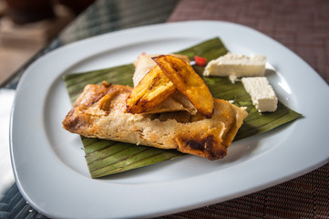 Tamales, traditional Mexican dish