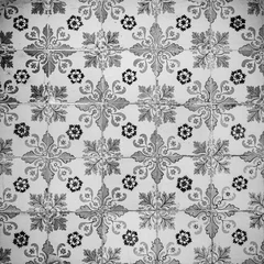 Foto op Plexiglas vintage ceramic tiles background, perfect colorful pattern © javarman