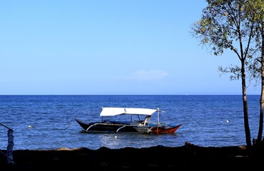 boat on the sea