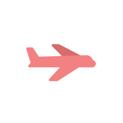 Obraz premium plane icon vector flat style. holiday icon
