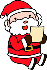 Cute Fat Mr. Santa Claus