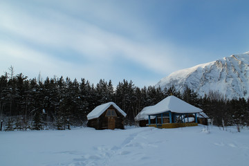 house in the mountains