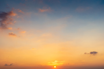 Sunset sky background