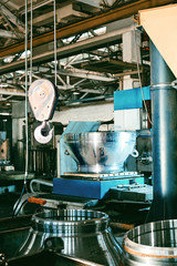 Factory production of modern metalworking machines. Manufacture of valves for the oil and gas industry.