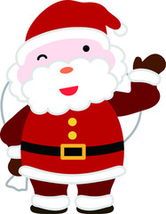 Cute Fat Mr. Santa Claus