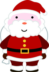 Cute Fat Mr. Santa Claus
