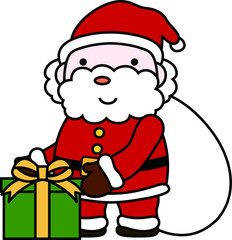 Cute Fat Mr. Santa Claus