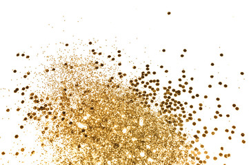 Background with gold glitter for your design