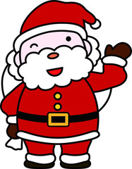 Cute Fat Mr. Santa Claus