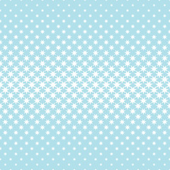 Geometric halftone vector pattern with stars. Usable as border, design element or background.