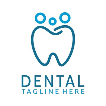 Family dental logo line design