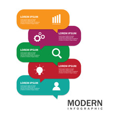 Modern infographic