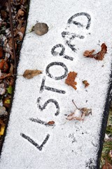 Napis listopad © Monika