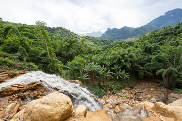 popular day trip from Nong Khiaw in Laos is the 100 wterfall walk.