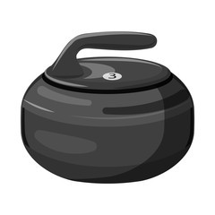 Isolated object of sport and ball sign. Set of sport and athletic vector icon for stock.