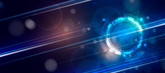 Conceptual technology illustration of artificial intelligence