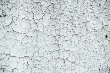 Mur blanc et peinture écaillée, arrière plan grunge