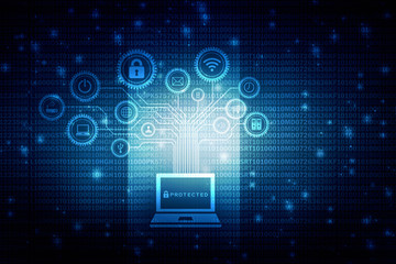 Digital Abstract technology background,2d illustration
