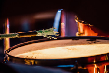 Obraz premium details of a drummer
