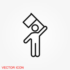 Champion vector icon, flat design for web or mobile app, award symbol.