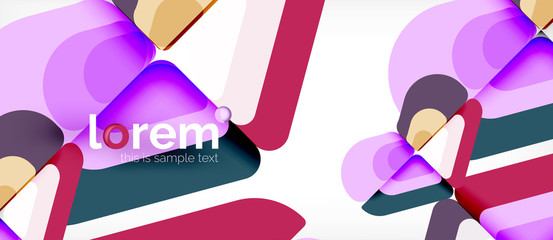 Geometric abstract background