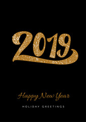 Happy New Year 2019 Party Poster