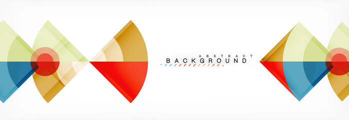 Modern geometric abstract background