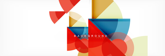 Obraz premium Modern geometric abstract background