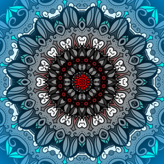 Abstract background. Ethnic background. Seamless pattern design. Hand drawn design element. Vector illustration can be used for textile, gift card background, poster design, web, printing, wallpaper