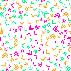 Seamless vector EPS 10 pattern.  Multicolor abstract background for print and textile
