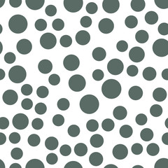 Seamless vector EPS 10 pattern. With Different rounds and circles