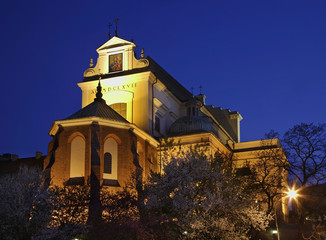 Fototapeta premium Church of St. Anne in Warsaw. Poland