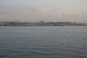 A set of istanbul photographs at sunrise