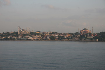 A set of istanbul photographs at sunrise