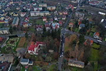 Franzensbad aus der Luft
