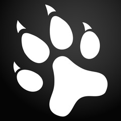 Paw Prints. Logo. EPS10
