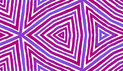 Blue Geometric Watercolor. Cute Seamless Pattern. 