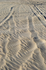 Landscape of the dunes at Lancelin In Perth Australia at sunset sand blue sky