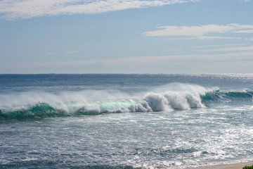 Landscape of the waves of the ocean