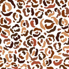 Seamless abstract pattern art. Texture with Hand Painted Crossing Brush Strokes for Print. Animal fur texture background. Modern graphics.