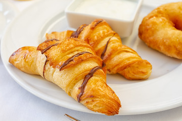 croissants on a plate