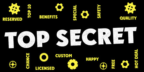 TOP SECRET Words and tags cloud