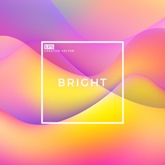 Colorful wavy background. Fluid color