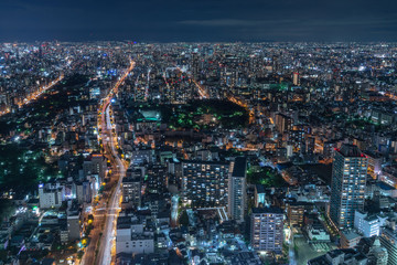美しい大阪の夜景